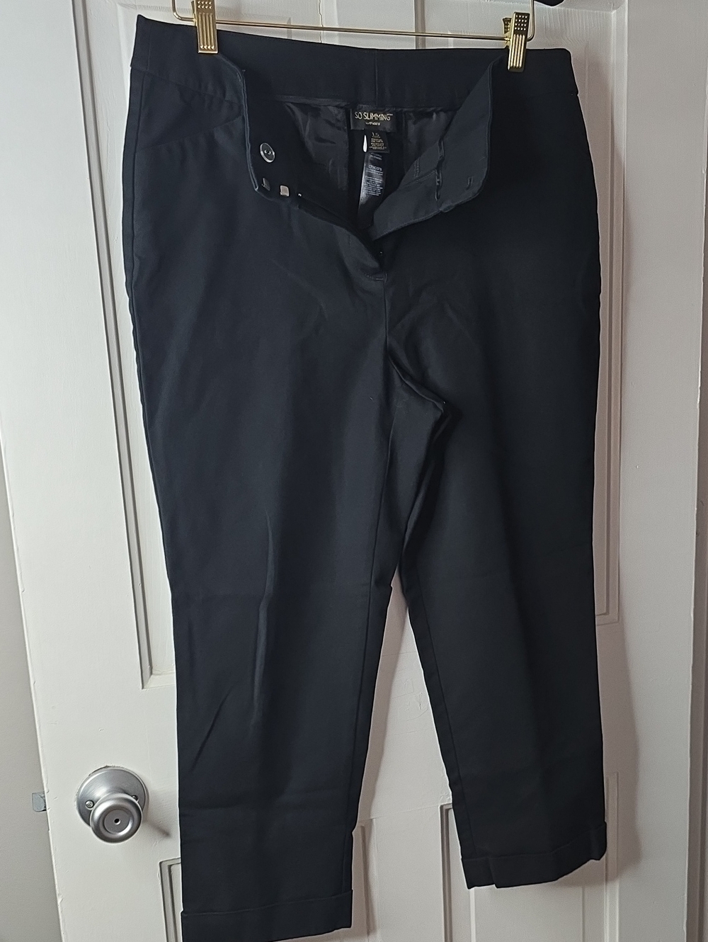 Chico's Black Cropped Dress Pants